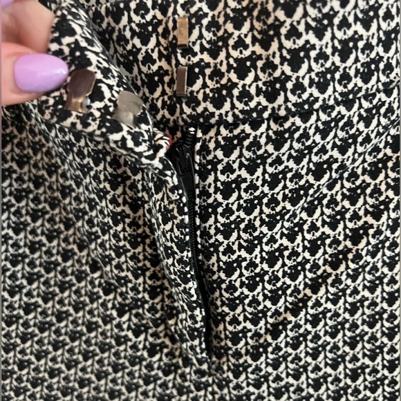 Kenar patterned dress pants, black & white - Picture 4 of 6